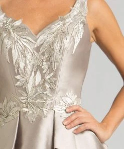 Feriani Couture - 18620 Embroidered Two-Piece Peplum Dress 8 Feriani Couture - 18620 Embroidered Two-Piece Peplum Dress