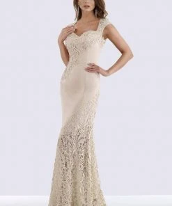 Feriani Couture - 18660 Embellished Sweetheart Sheath Dress