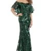 Feriani Couture - 18870 Sequin Embellished Off-Shoulder Dress