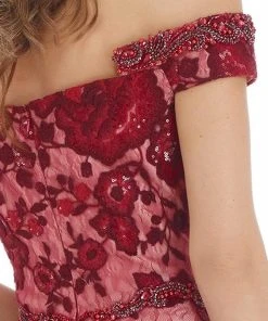 Feriani Couture - 18875 Bead Ornate Off Shoulder Embroidered Gown 10 Feriani Couture - 18875 Bead Ornate Off Shoulder Embroidered Gown