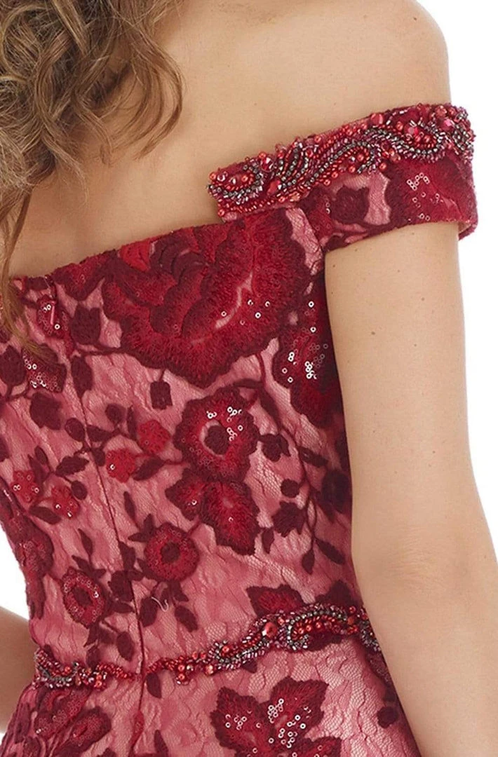 Feriani Couture - 18875 Bead Ornate Off Shoulder Embroidered Gown 6 Feriani Couture - 18875 Bead Ornate Off Shoulder Embroidered Gown