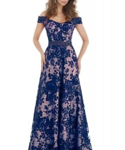 Feriani Couture - 18875 Bead Ornate Off Shoulder Embroidered Gown 11 Feriani Couture - 18875 Bead Ornate Off Shoulder Embroidered Gown