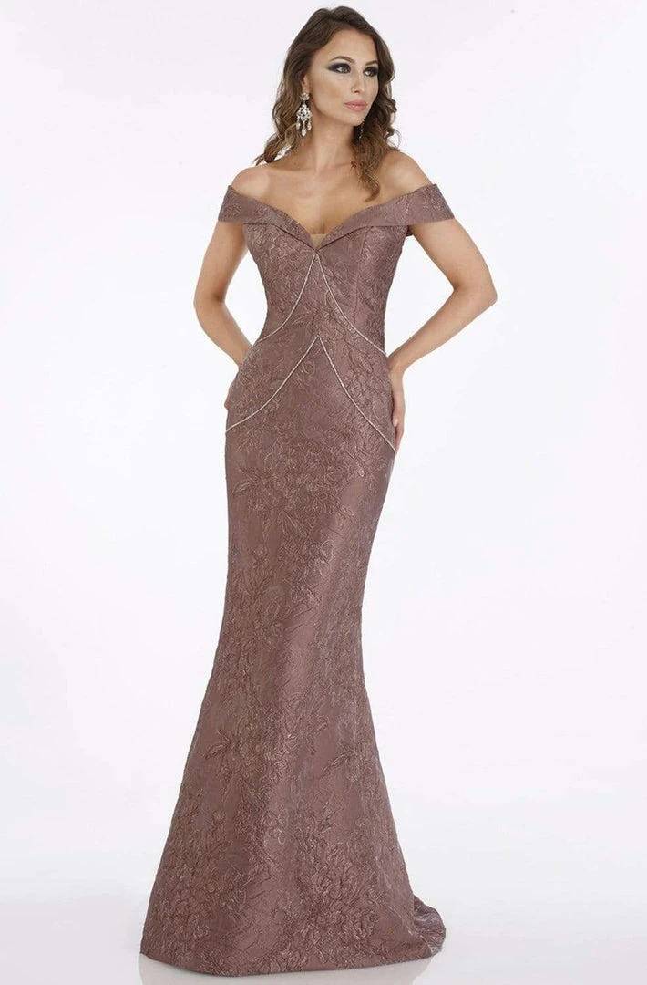Feriani Couture - 18879 Gilt-Ornate Floral Brocade Mermaid Gown 3 Feriani Couture - 18879 Gilt-Ornate Floral Brocade Mermaid Gown