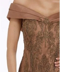 Feriani Couture - 18900 Embellished Off-Shoulder Sheath Dress 9 Feriani Couture - 18900 Embellished Off-Shoulder Sheath Dress