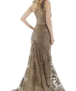 Feriani Couture - 20122 One-Shoulder Sequin Embroidered Mermaid Gown