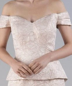 Feriani Couture - 20509 Off Shoulder Lace Mermaid Gown 9 Feriani Couture - 20509 Off Shoulder Lace Mermaid Gown