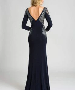 Feriani Couture - 26231 Embellished V-neck Dress