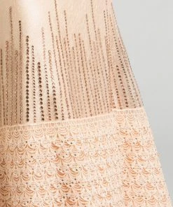 Feriani Couture - 26241 Accented Deep V-neck Mermaid Dress