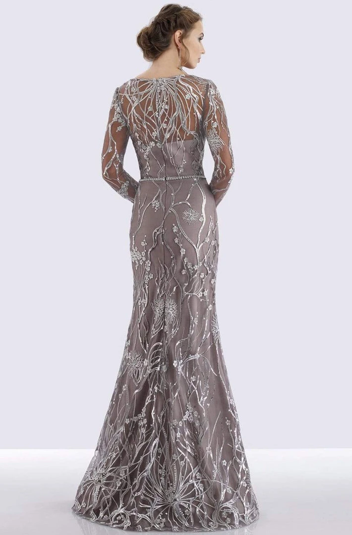 Feriani Couture - 26258 Illusion Long Sleeves Mermaid Dress 4 Feriani Couture - 26258 Illusion Long Sleeves Mermaid Dress