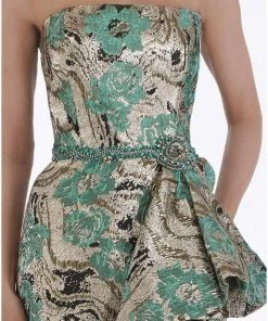 Feriani Couture - 26298 Embellished Strapless Trumpet Dress 7 Feriani Couture - 26298 Embellished Strapless Trumpet Dress