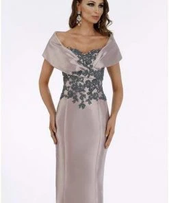 Feriani Couture - Lace Ornate Sweetheart Off-Shoulder Dress 18578SH - 1 Pc Teal In Size 20 Available