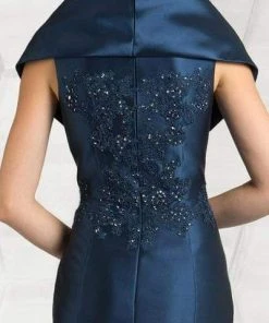 Feriani Couture - Lace Ornate Sweetheart Off-Shoulder Dress 18578SH - 1 Pc Teal In Size 20 Available 9 Feriani Couture - Lace Ornate Sweetheart Off-Shoulder Dress 18578SH - 1 Pc Teal In Size 20 Available