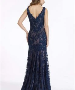 Gia Franco - 12007 Adorned Floral Lace Trumpet Gown 7 Gia Franco - 12007 Adorned Floral Lace Trumpet Gown