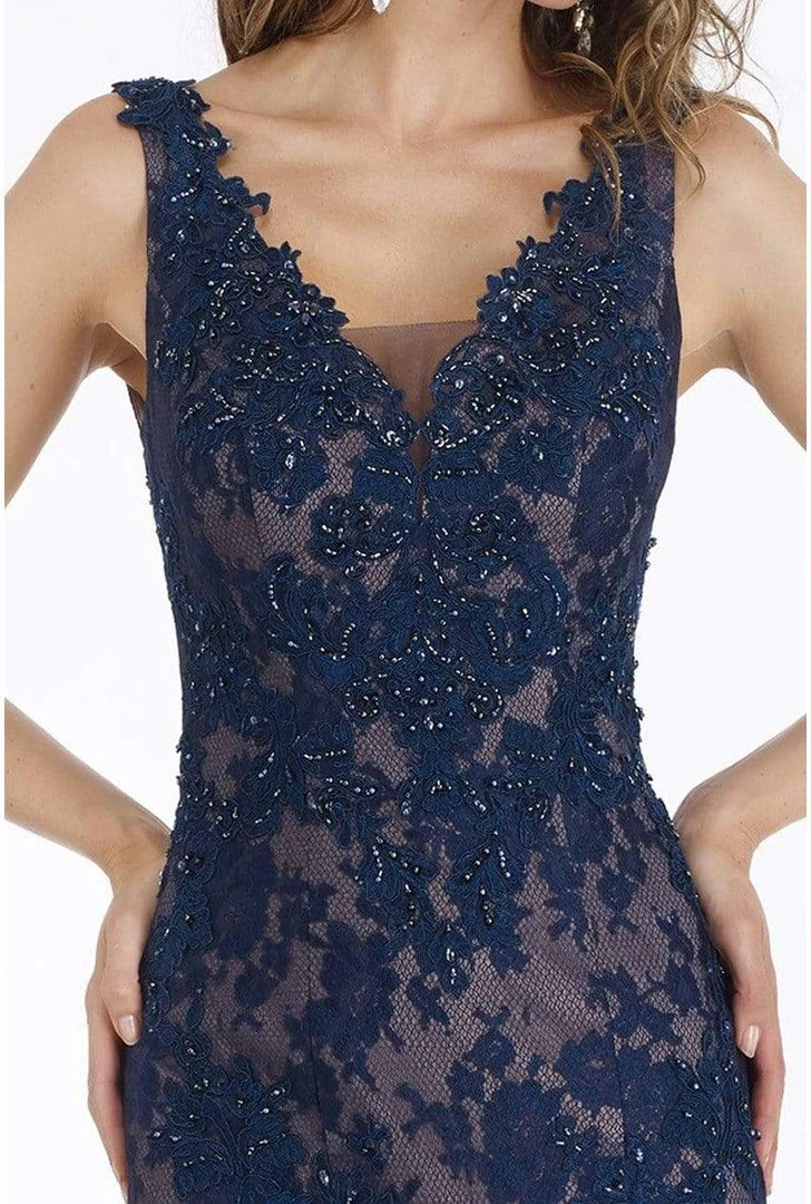 Gia Franco - 12007 Adorned Floral Lace Trumpet Gown 5 Gia Franco - 12007 Adorned Floral Lace Trumpet Gown