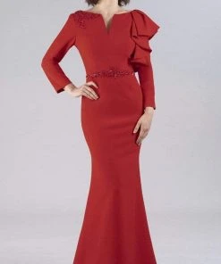 Gia Franco - 12058 Long Sleeve Formal Evening Gown