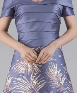 Gia Franco - 12104 Pleated Bod Embellished A-LINE GOWN 7 Gia Franco - 12104 Pleated Bod Embellished A-LINE GOWN