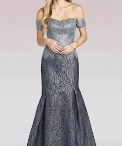Gia Franco 12150 - Asymmetrical Flare Evening Dress