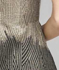 Gia Franco 12150 - Asymmetrical Flare Evening Dress