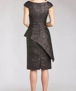 Gia Franco 12170 - Cap Sleeve Short Formal Dress