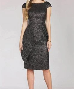 Gia Franco 12170 - Cap Sleeve Short Formal Dress