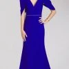 Gia Franco 12215 - Draped V-Neck Evening Dress 1 Gia Franco 12215 - Draped V-Neck Evening Dress