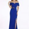 Gia Franco - 12915 Pleated Off-Shoulder Gown With Slit 1 Gia Franco - 12915 Pleated Off-Shoulder Gown With Slit