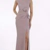 Gia Franco - 12921 Embellished Bateau Trumpet Dress With Slit 2 Gia Franco - 12921 Embellished Bateau Trumpet Dress With Slit