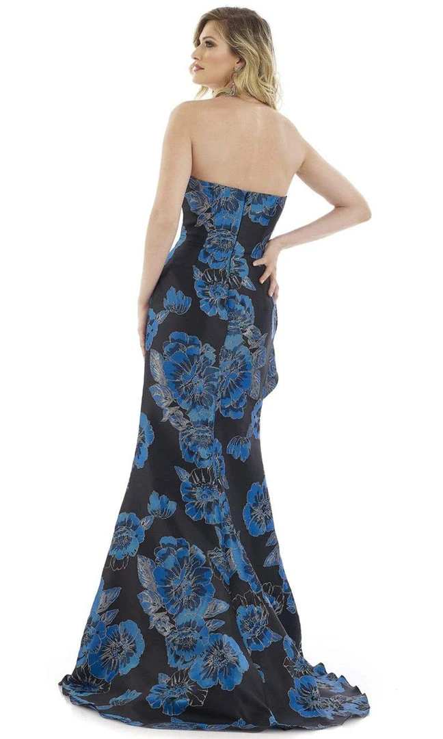Gia Franco - 12970 Floral Bow Trumpet Dress 4 Gia Franco - 12970 Floral Bow Trumpet Dress