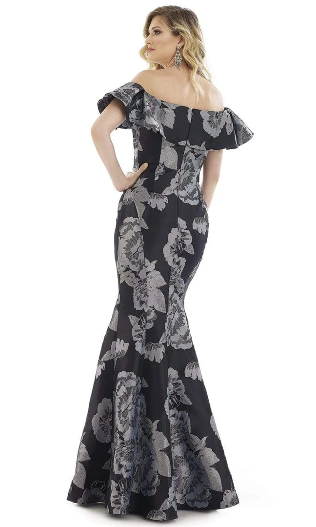 Gia Franco - 12986 Floral Off Shoulder Trumpet Gown 4 Gia Franco - 12986 Floral Off Shoulder Trumpet Gown
