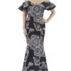 Gia Franco - 12986 Floral Off Shoulder Trumpet Gown 2 Gia Franco - 12986 Floral Off Shoulder Trumpet Gown