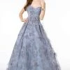 GLS By Gloria - GL1834 Feather Embellished Strapless Ballgown 1 GLS By Gloria - GL1834 Feather Embellished Strapless Ballgown