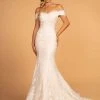 GLS By Gloria - GL2594 Lace Off-Shoulder Mermaid Dress With Train 2 GLS By Gloria - GL2594 Lace Off-Shoulder Mermaid Dress With Train