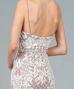 GLS By Gloria - GL2934 Embroidered V-Neck Mermaid Gown 25 GLS By Gloria - GL2934 Embroidered V-Neck Mermaid Gown