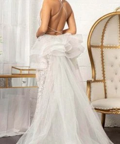 GLS By Gloria GL3003 - Sleeveless Jewel Embellishment Long Dress