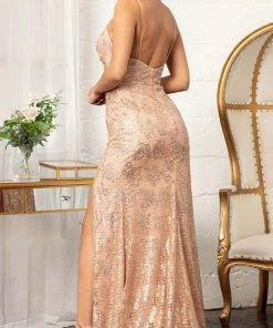 GLS By Gloria GL3004 - Sleeveless Scoop Neck Evening Gown