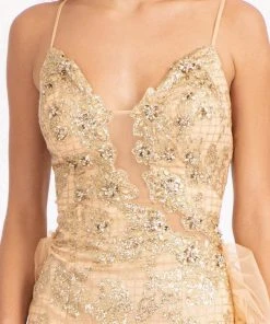 GLS By Gloria GL3004 - Sleeveless Scoop Neck Evening Gown