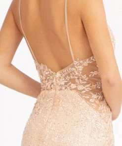 GLS By Gloria GL3029 - Beaded Sweetheart High Slit Dress 17 GLS By Gloria GL3029 - Beaded Sweetheart High Slit Dress