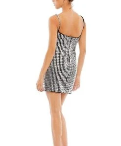 Ieena Duggal - 10782 Scoop Beaded Sheath Mini Dress 6 Ieena Duggal - 10782 Scoop Beaded Sheath Mini Dress