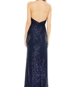 Ieena Duggal 11277 - Halter Neck Evening Dress