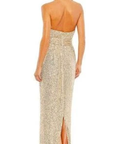 Ieena Duggal 11281 - Halter Sequin Sheath Dress