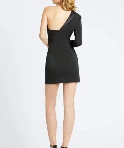Ieena Duggal - 12262I One Shoulder Strap Tuxedo Cocktail Dress 5 Ieena Duggal - 12262I One Shoulder Strap Tuxedo Cocktail Dress