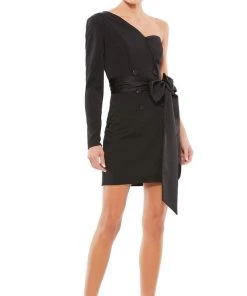 Ieena Duggal - 12509 Asymmetric Short Suit Dress