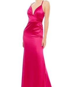 Ieena Duggal - 26264I Romantic Plunging Neck Sleeveless Sheath Gown 15 Ieena Duggal - 26264I Romantic Plunging Neck Sleeveless Sheath Gown