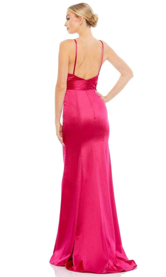 Ieena Duggal - 26264I Romantic Plunging Neck Sleeveless Sheath Gown 8 Ieena Duggal - 26264I Romantic Plunging Neck Sleeveless Sheath Gown