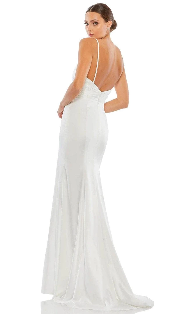 Ieena Duggal - 26264I Romantic Plunging Neck Sleeveless Sheath Gown 6 Ieena Duggal - 26264I Romantic Plunging Neck Sleeveless Sheath Gown