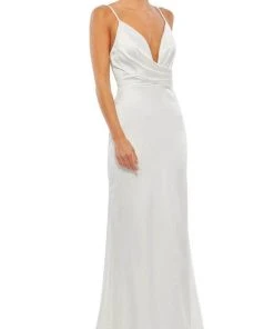 Ieena Duggal - 26264I Romantic Plunging Neck Sleeveless Sheath Gown 13 Ieena Duggal - 26264I Romantic Plunging Neck Sleeveless Sheath Gown