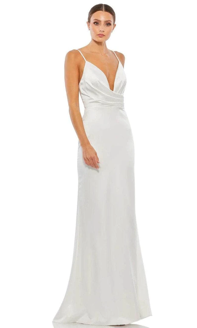 Ieena Duggal - 26264I Romantic Plunging Neck Sleeveless Sheath Gown 5 Ieena Duggal - 26264I Romantic Plunging Neck Sleeveless Sheath Gown