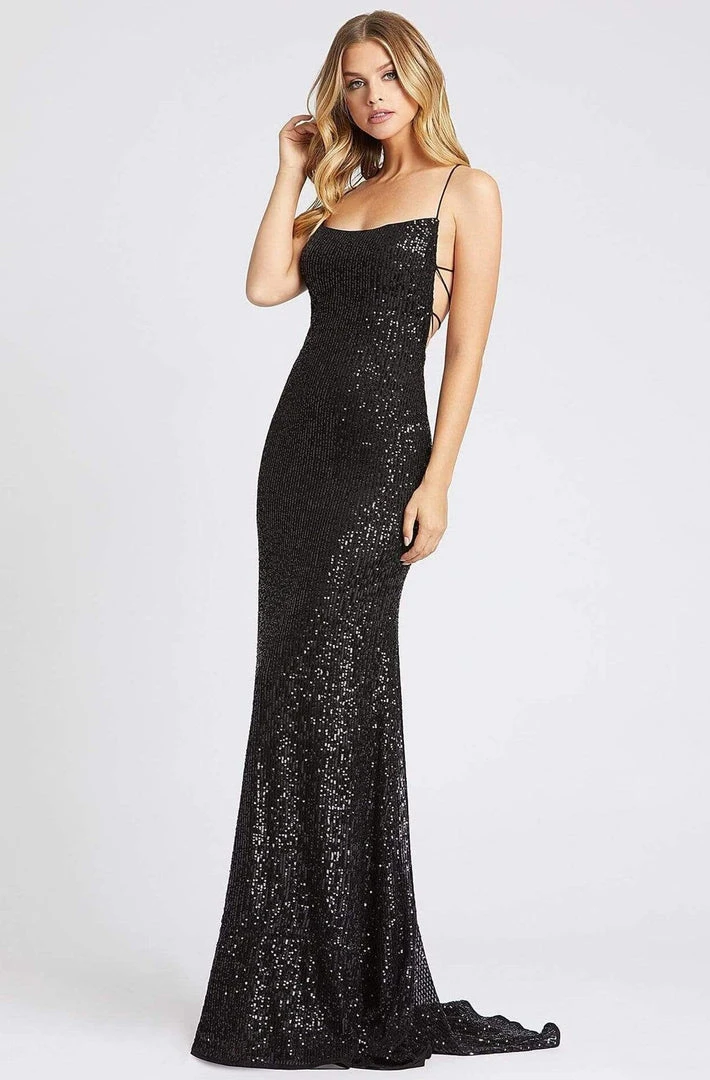Ieena Duggal - 26269I Allover Sequin Scoop Neck Strappy Open Back Gown 3 Ieena Duggal - 26269I Allover Sequin Scoop Neck Strappy Open Back Gown