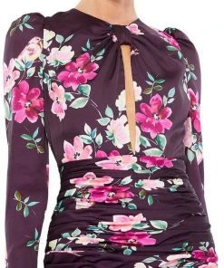 Ieena Duggal - 2635 Floral Printed Sheath Dress 7 Ieena Duggal - 2635 Floral Printed Sheath Dress