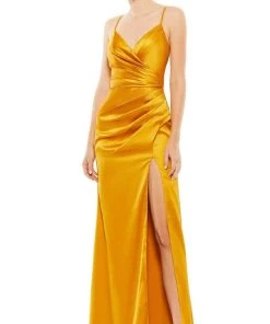 Ieena Duggal - 26585 Wrap Style Sheath Gown
